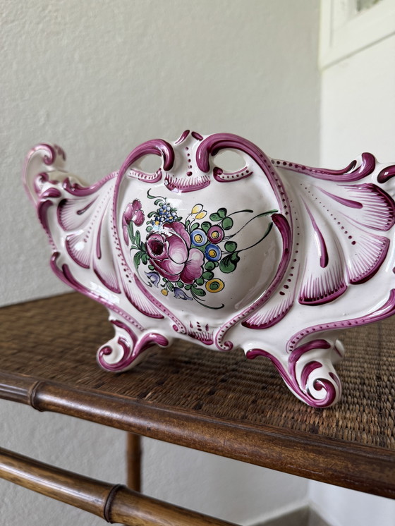 Image 1 of Jardinière Faïence Desvres Ancienne