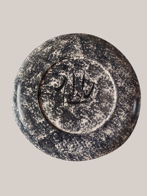 Image 1 of Dekorativer Keramikteller von Vallauris – Jean Jalu – Stilisiertes Vogelmotiv – 1950er/60er Jahre