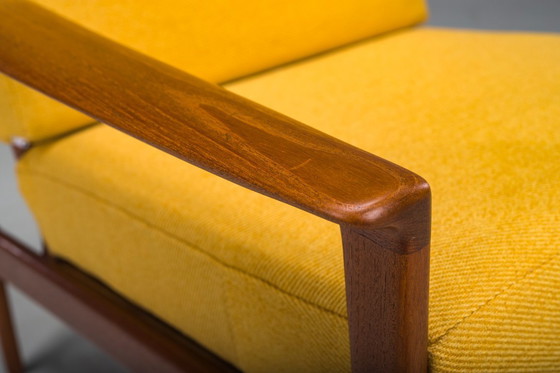 Image 1 of Dänischer Loungesessel aus Teakholz, Mid Century, Ib Kofod-Larsen, 1960er Jahre