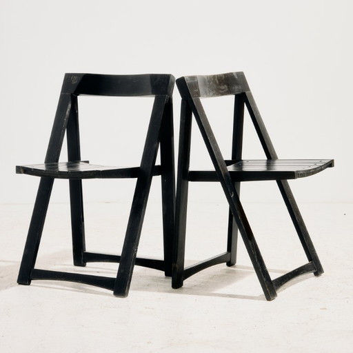 MK10882 Beech Chair by Aldo Jacober for Alberto Bazzani, Set of 2 – klapstoelen, Wood