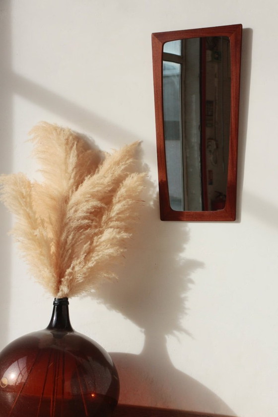 Image 1 of Rectangular teak mirror - Vintage - 03.05.24.02