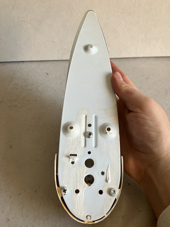 Image 1 of Coppia di lampade da parete vintage Marga, ottone e vetro satinato