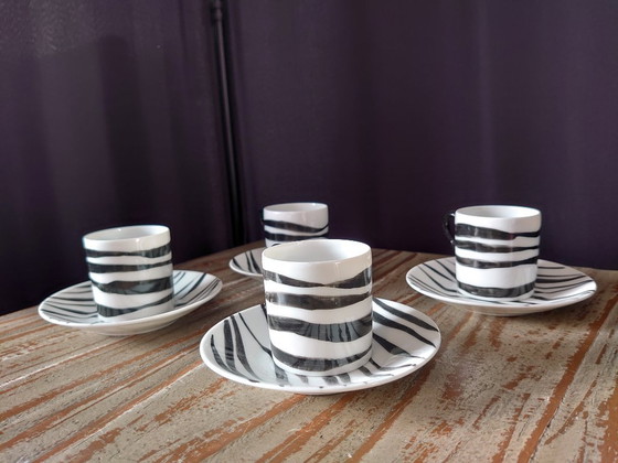 Image 1 of Tazzine/piattini da caffè vintage Galeries Lafayette (Parigi).