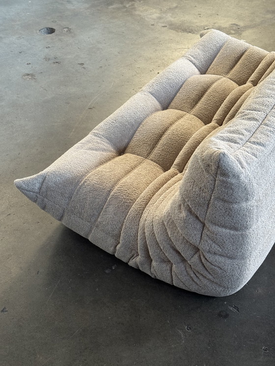 Image 1 of Ligne Roset Togo 3 Plazas Boucle Beige