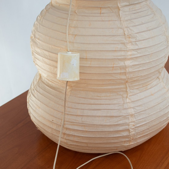 Image 1 of Vintage Paper Ceiling Lamp with E27 Socket, Found in Italy