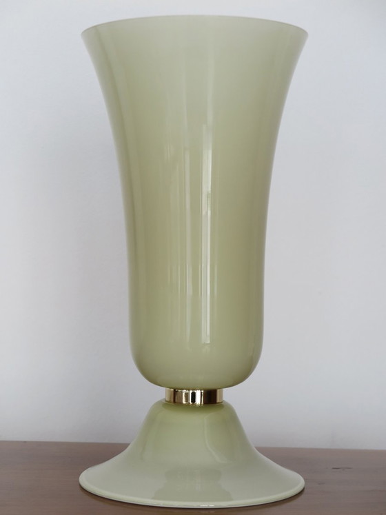 Table lamps Serie Anni Trenta for Venini, Murano, Italy, Brass (photo 2 of 10)
