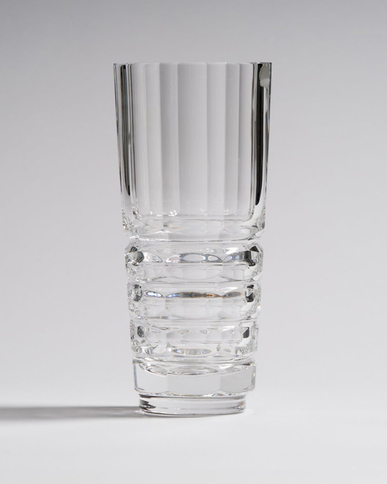 Image 1 of Vase monumental en verre bohémien brutal du Mid Century par Sklo Union, Tchécoslovaquie, années 1960
