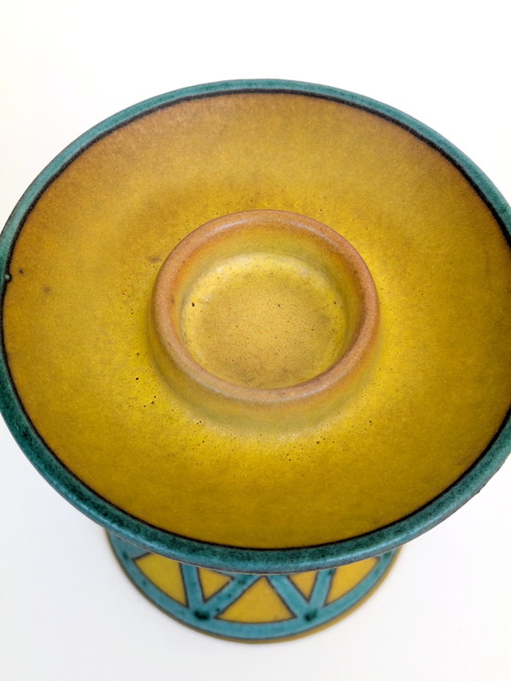 Image 1 of Candelabro Ceramano de mediados de siglo | Cerámica de Alemania Occidental, década de 1960