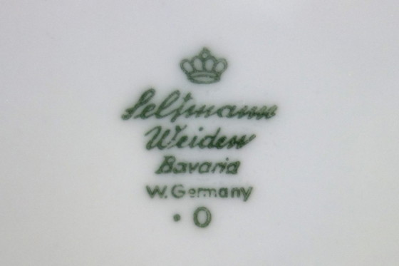 6 Piatti Piani Seltmann Weiden West Germany anni '70 – Stoviglie, Porcelain (photo 7 of 9)