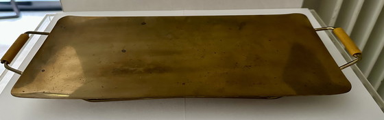 Image 1 of Raro piatto da portata in ottone WMF