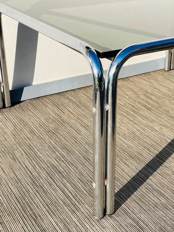 Image 1 of Pair of chrome coffee tables # Vintage 70s # Living Room Tables