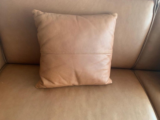 Wunderschönes 3-Sitzer-Sofa von Zitmaxx, gefertigt aus hochwertigem Rindsleder – Modell Rancho in der stilvollen Farbe Cognac