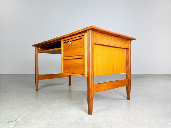 Image 1 of Vintage teak desk WK Furniture Midcentury Danish Design 1960