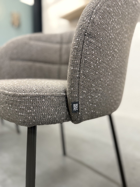 Image 1 of 4 Rolf Benz Noa dining chairs fabric