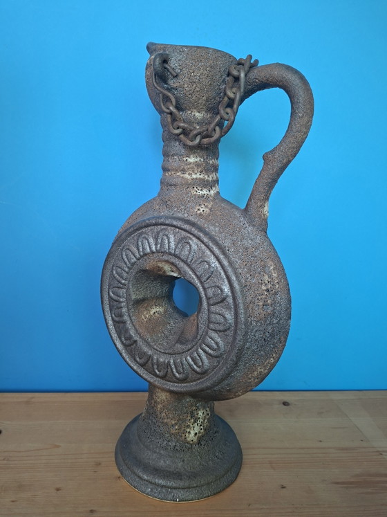 Image 1 of Fat Lava ring vase Dumler & Breiden West Germany