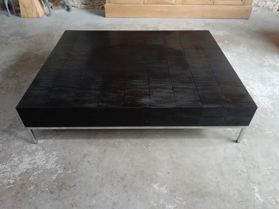 Tavolino da caffè Casa Milano - CASKET Marrone/Nero – Casammilano, Tavolini da caffè, MDF, Cromo (photo 2 of 11)