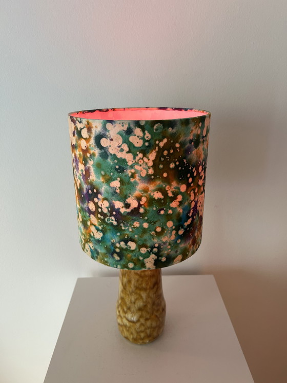 Image 1 of Lampe de table sans fil fabriquée à partir d'un vase Scheurich vintage