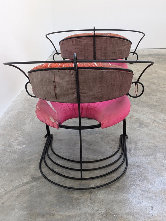 Image 1 of Driade - Cinzia Ruggeri & Francesco Soro - Armchair (2) - Megathon - Iron, Fabric