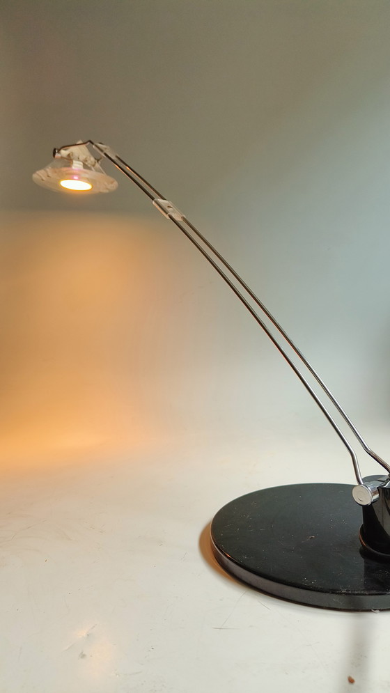 Image 1 of Modernist 1980s plexiglass desk lamp