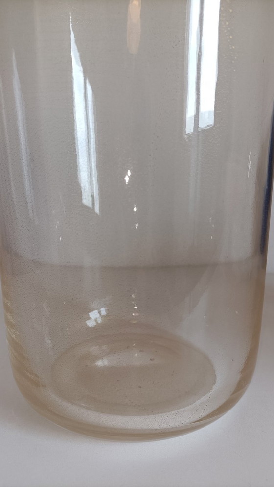 Image 1 of Toso Vase signiert Murano geblasenes Glas H43.5