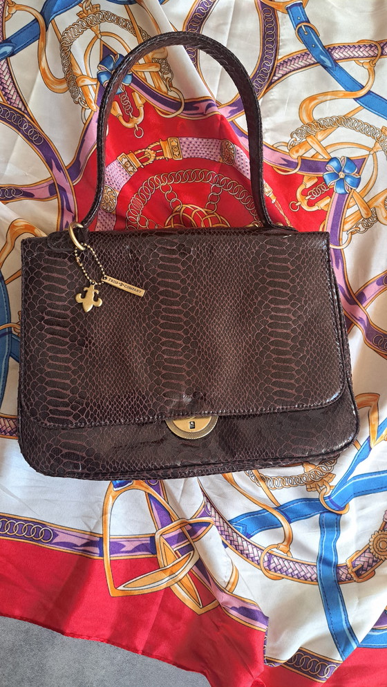 Image 1 of Sac Fossil en cuir – Style Vintage Élégant