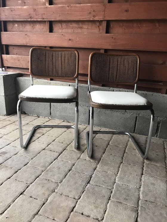 Mid-Century Modern Upholstered Chrome Dining Chairs, 1970s, Set of 4 – Mid Century Modern (photo 7 of 7)