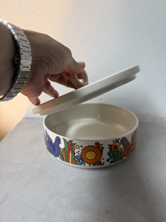 Image 1 of Piatto piccolo con coperchio Villeroy & Boch Acapulco – vintage anni '70 – design retrò