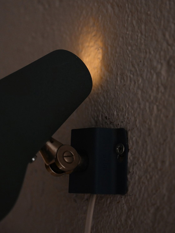 Image 1 of Lampada da parete scandinava blu degli anni 1950/60