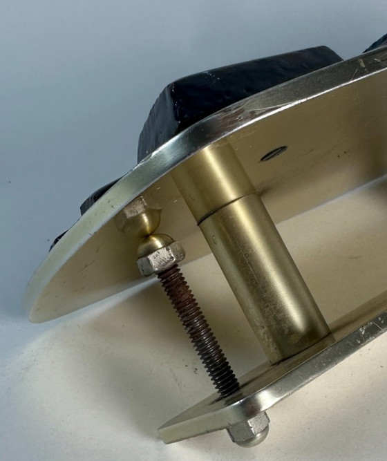 Image 1 of Brutalist / Space Age / Studio ceramic door handle doorknob