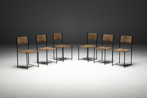 Chaises de salle à manger Paludis par Giandomenico Belotti pour Alias, Italie, années 1980