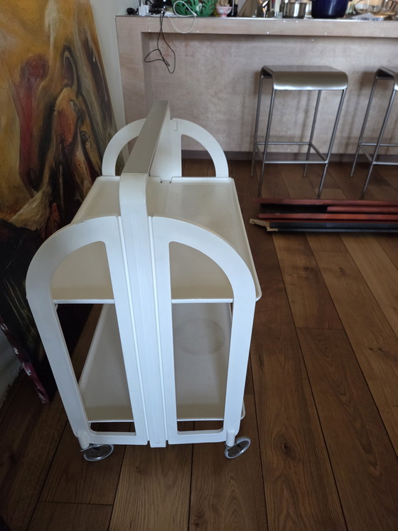 Image 1 of Guzzini jaren 70 trolley inklapbaar