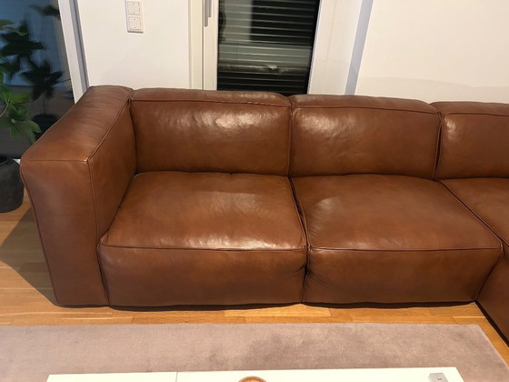 Image 1 of Christian Lacroix leather corner sofa Muse (5 seater) in excellent condition