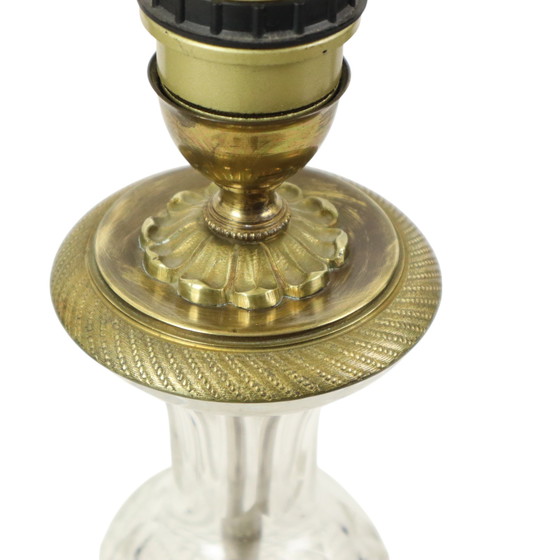 Image 1 of Empire Tafellamp Kristal Verguld Brons