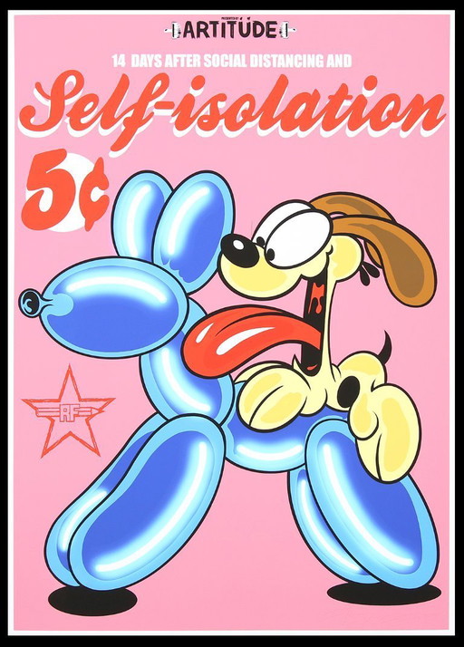 R.F.ART - Self-Isolation, 2021 - 3D construction - unsigned