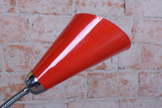 Gerestaureerde staande lamp uit het midden van de 20e eeuw, van Lidokov-Boskovice, chroom, Tsjechië, jaren (photo 3 of 13)