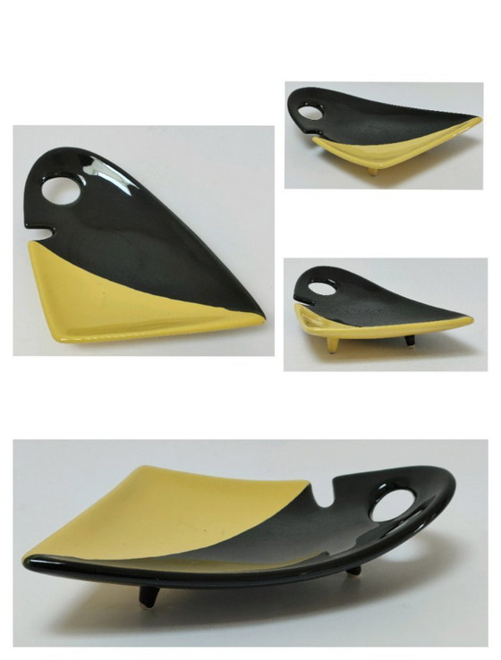 Image 1 of Vassoio portaoggetti antropomorfo in ceramica degli anni '50