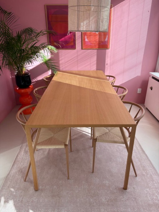 Arco slim dining table 210x90 cm oak Bertjan Pot