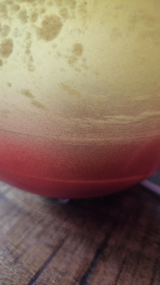 Image 1 of Vintage Space Age glass mood lamp – hand-blown sunset globe – unique eye-catcher