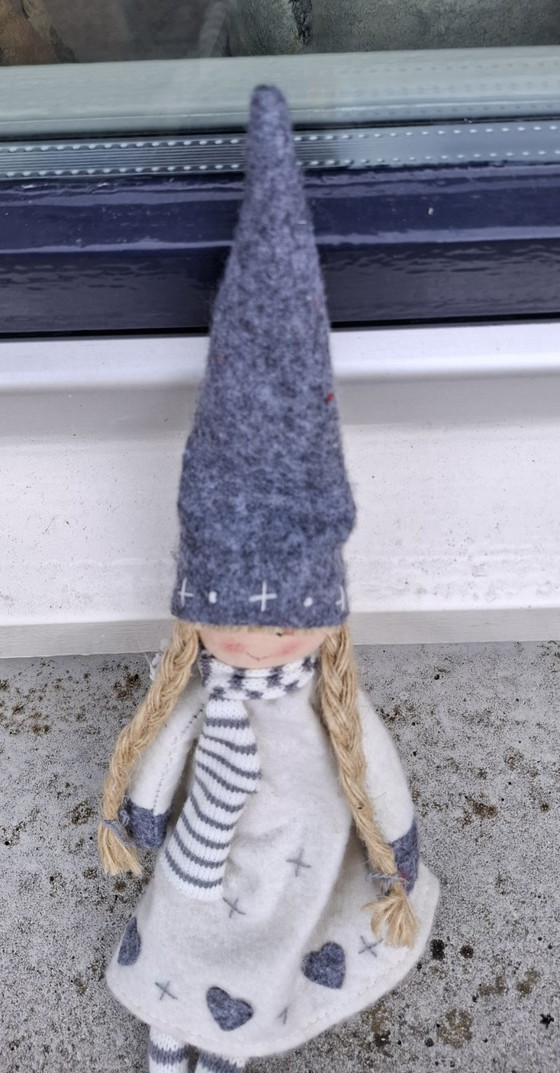 Decorative Handmade Christmas Doll.🌲 – Decorative Objects, Textile, Wool (photo 5 of 7)