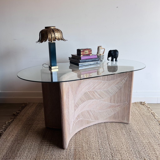 Rotan Tafel Sidetable Bureau Italiaans Design Vivai del Sud