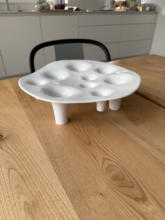 Image 1 of Fire and Fruit Bowl and Candlestick.