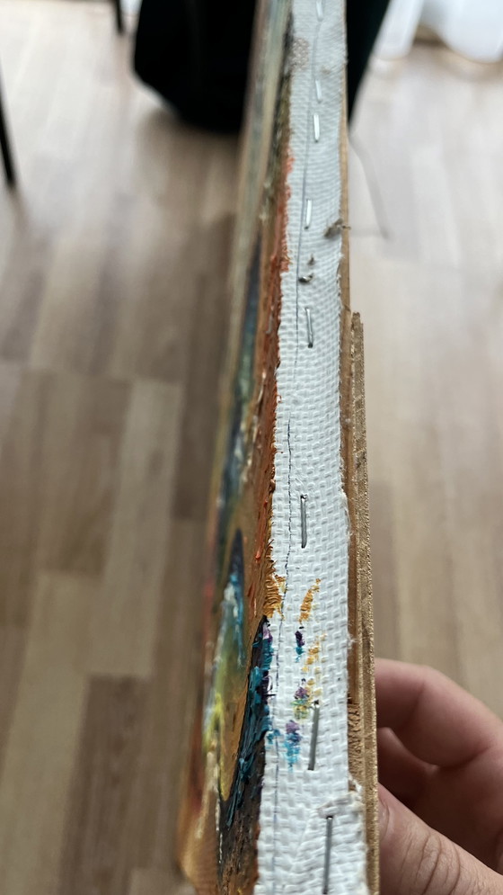 Image 1 of Dipinto originale - Gunay Baytarova - Ritratto astratto (80 x 60 cm)