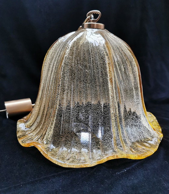 Image 1 of Firma Kaiser Leuchten, Regency lamp 1970s, ice glass