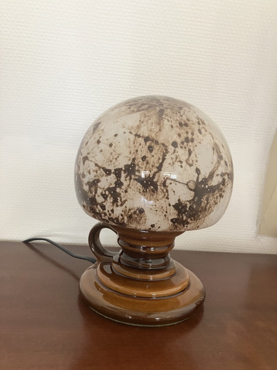 PAN Ceramic Marbled Table Lamp – PAN Keramik, Glass (photo 8 of 15)