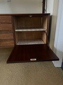 Vintage 1960s wall unit - mid-century design - modular - teak look