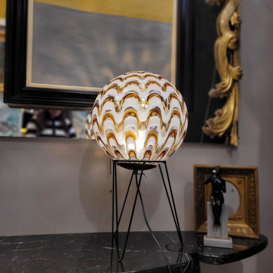 Image 1 of Tisch-/Deckenleuchte, Muranoglas, Mazzega-Stil, 1970er Jahre – Italien