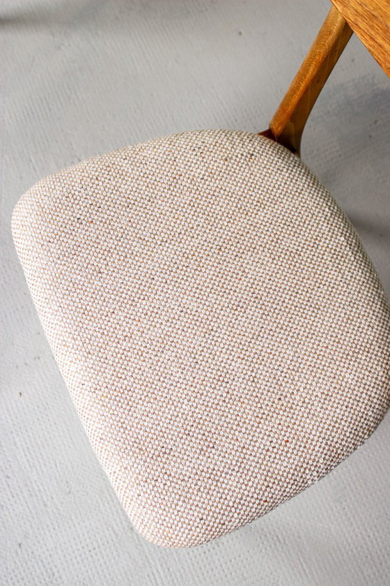 Image 1 of 4x Vintage teakhouten stoel Farstrup 210 Deens Mid Century