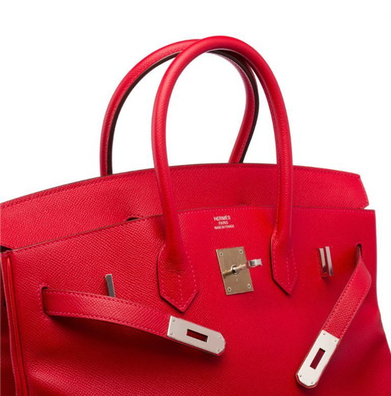 Image 1 of Borsa HERMES Birkin 35 in cuoio rosso - 103312