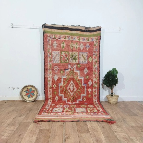 Image 1 of Wonderful Authentic Beni Ouarain Rug XXL – Unique Hand-knotted Wool Piece (330 × 226 cm)