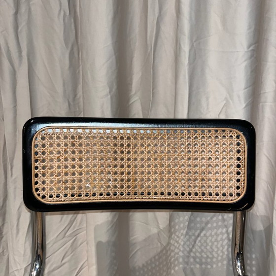 Image 1 of Coppia di sgabelli da bar in stile S32, ispirati a Marcel Breuer, anni '70